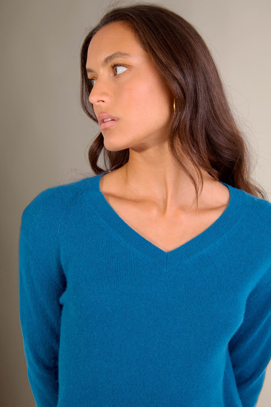 Pull Col V - Kalie - Paon