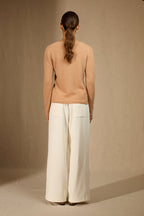 Cardigan Col V - Paige - Sahara