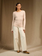 Pull Col Rond 4 Fils - Marya - Nude