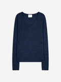Pull Col V 4 Fils - Gaby - Ocean Chiné