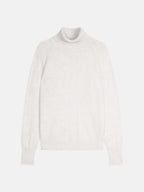 Pull Col Roulé - Lilly - Blanc Chiné