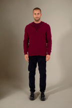 Gilet Zippé Capuche - Eldo - Bordeaux