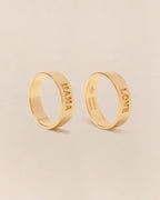 La Bague Précieuse Mama Love En Vermeil