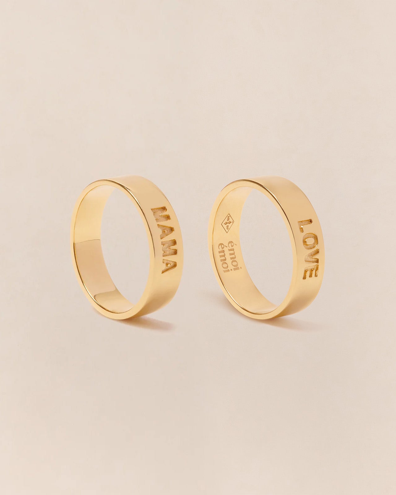 La Bague Précieuse Mama Love En Vermeil