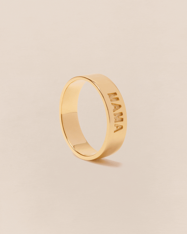 La Bague Précieuse Mama Love En Vermeil