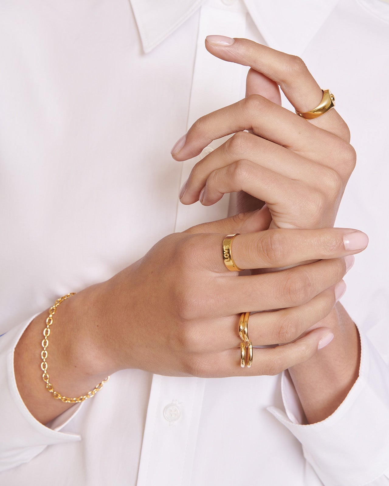 La Bague Précieuse Mama Love En Vermeil
