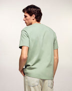 T-Shirt Col Rond À Poche