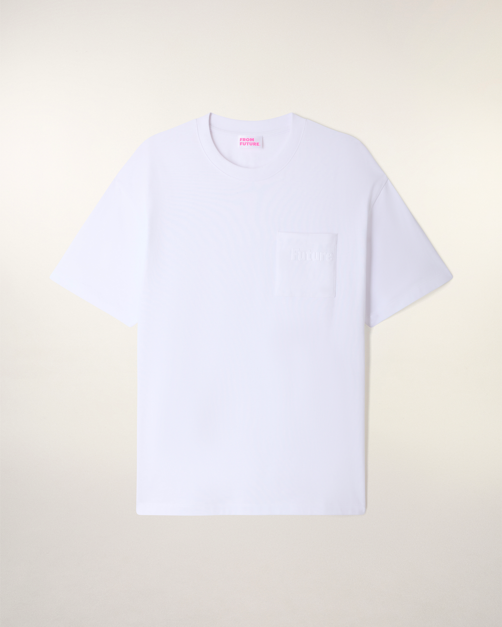 T-Shirt Col Rond À Poche