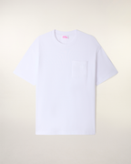 T-Shirt Col Rond À Poche