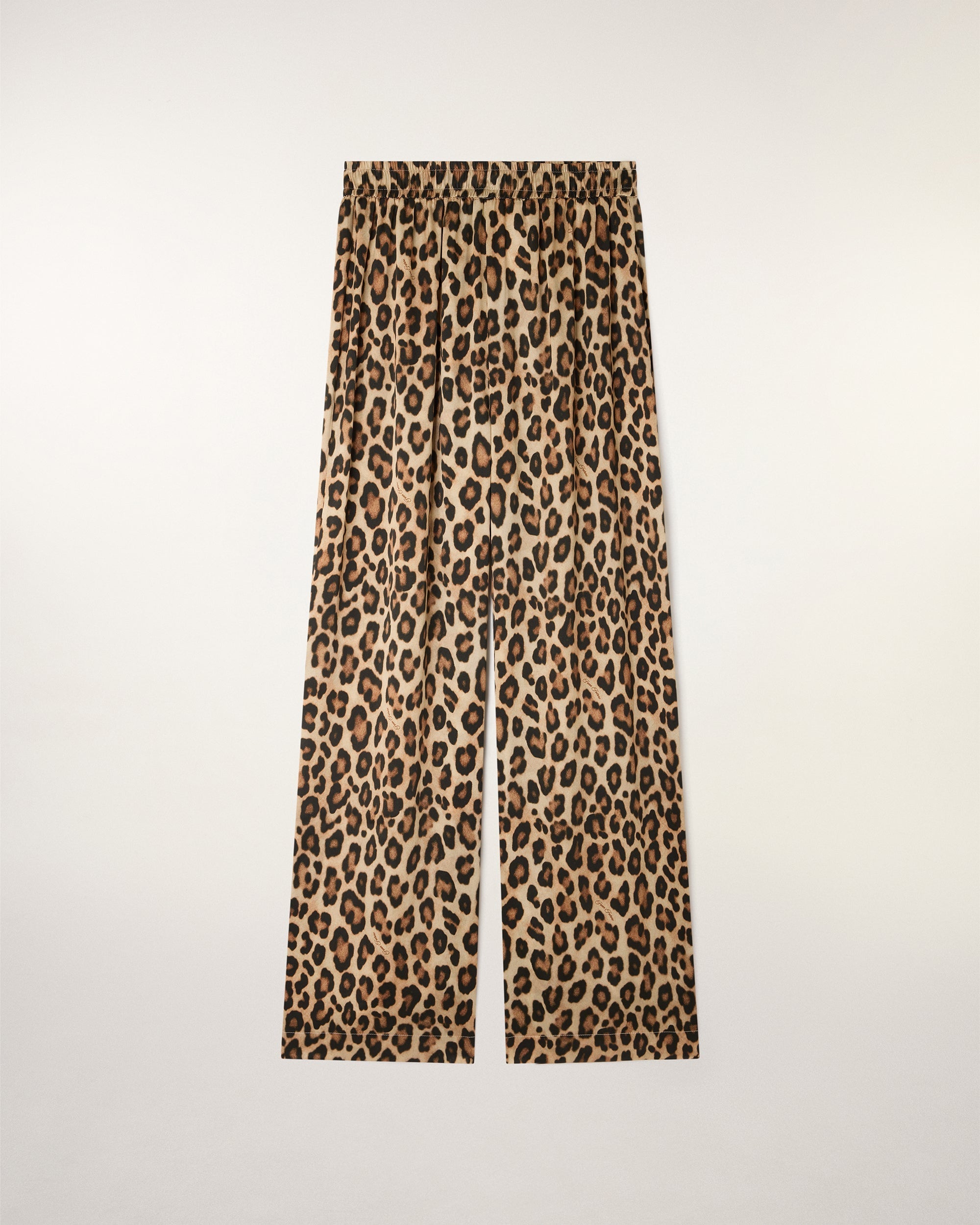 Pantalon Large Leopard