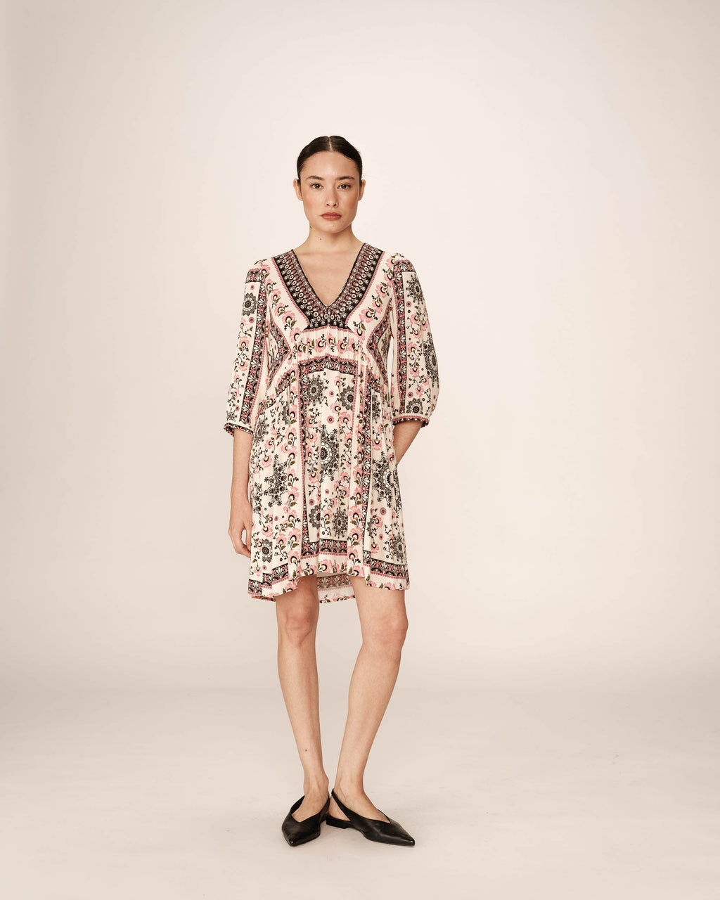 Robe Courte Perou - Beige