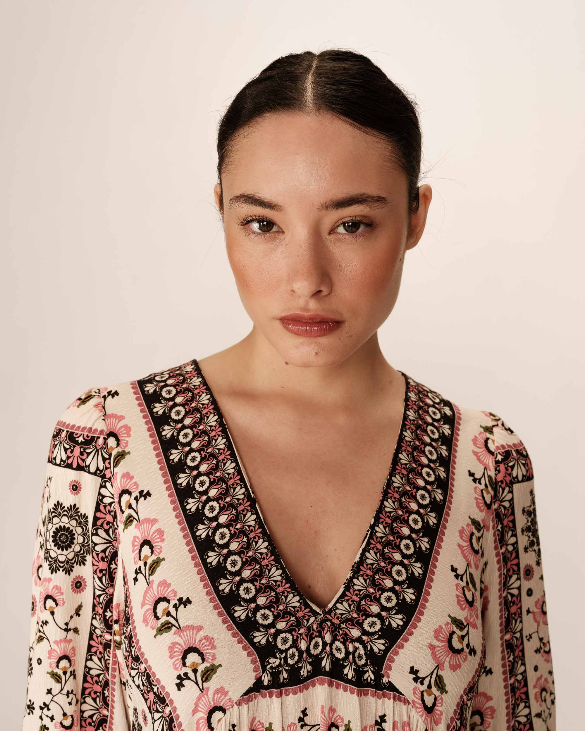 Robe Courte Perou - Beige