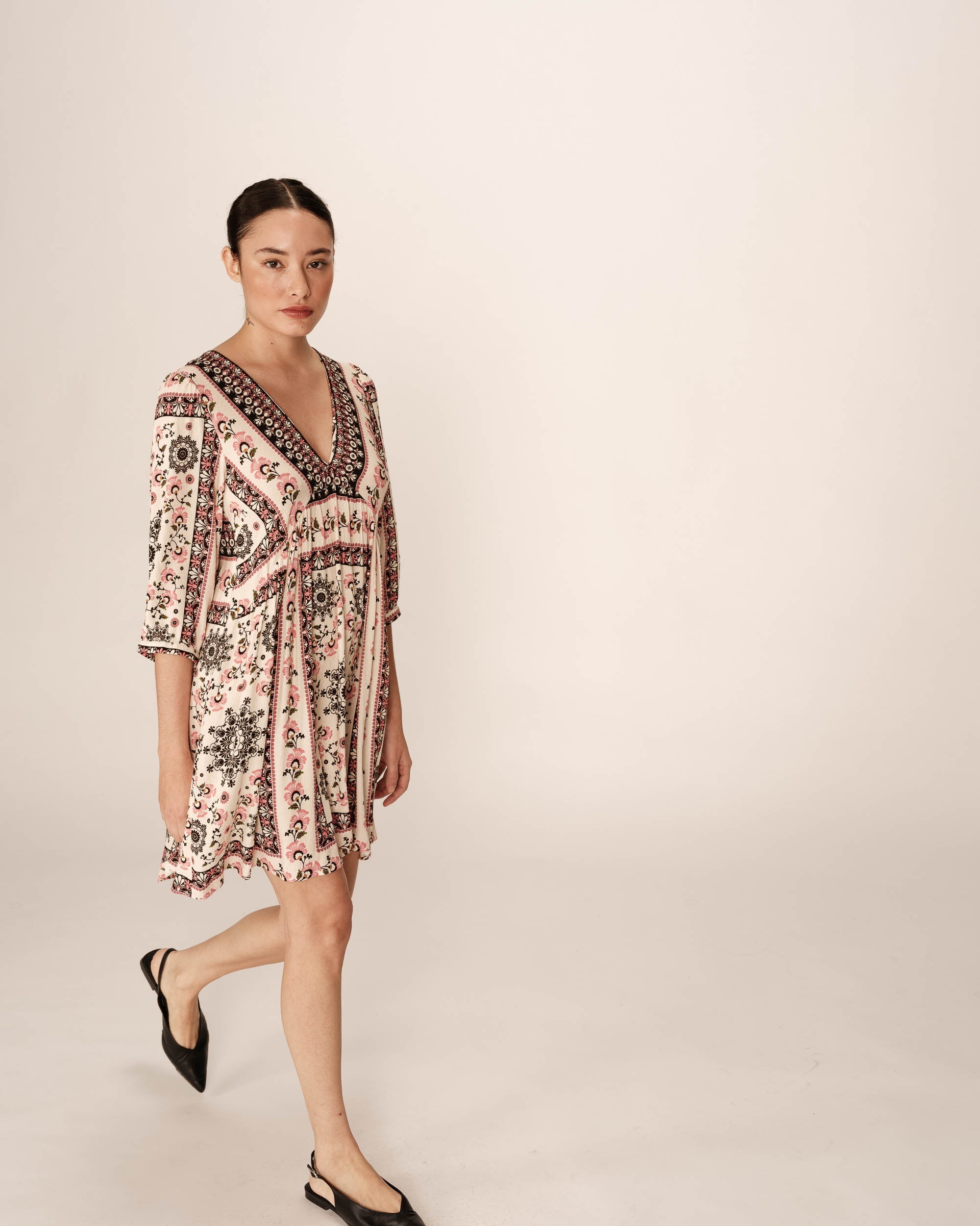 Robe Courte Perou - Beige