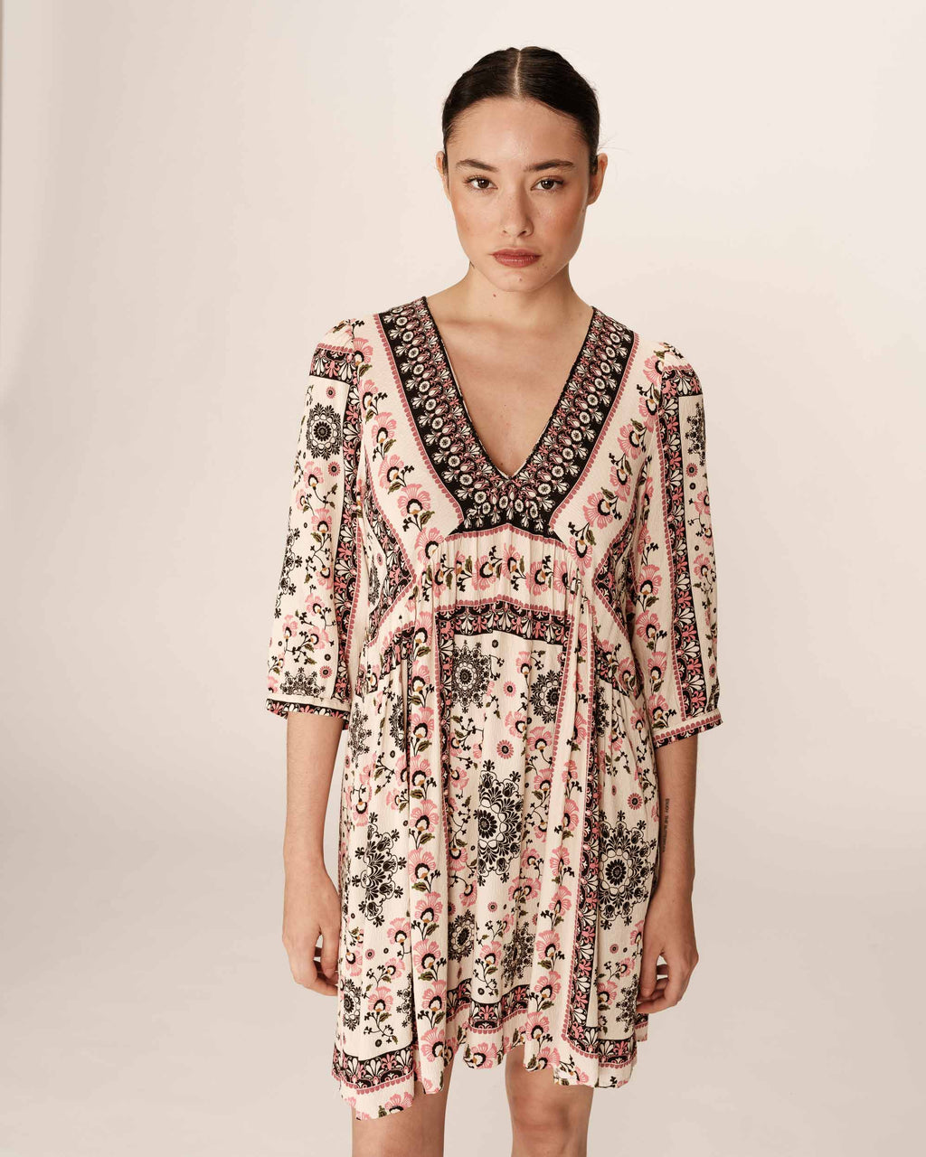 Robe Courte Perou - Beige