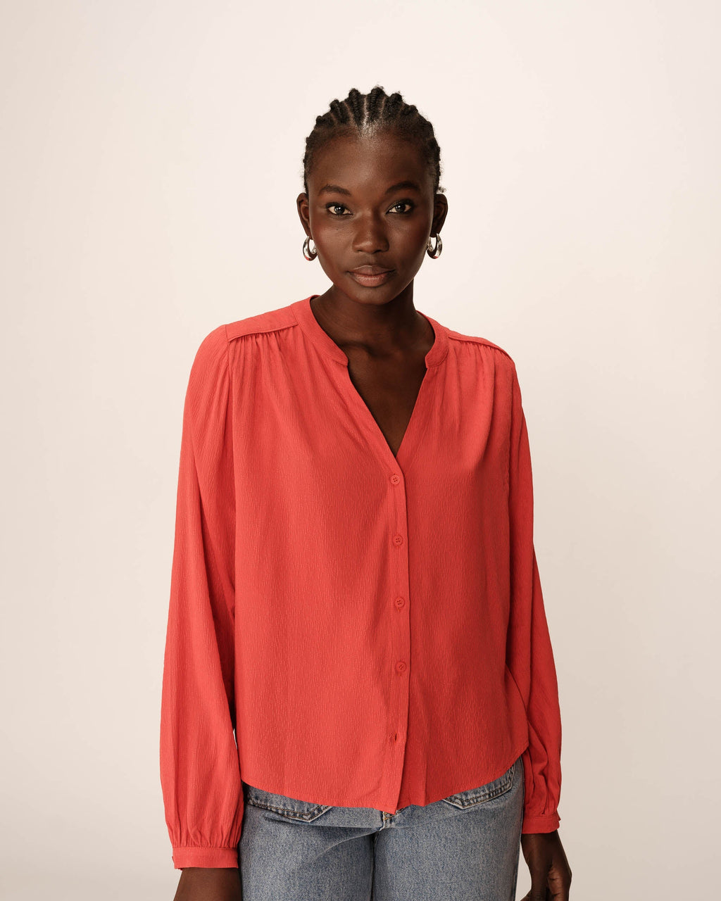 Blouse Perrone - Terracotta