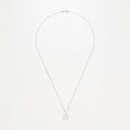 Pendentif "Round Nacre" D0,08/28 & Nacre - Or Blanc 375/1000
