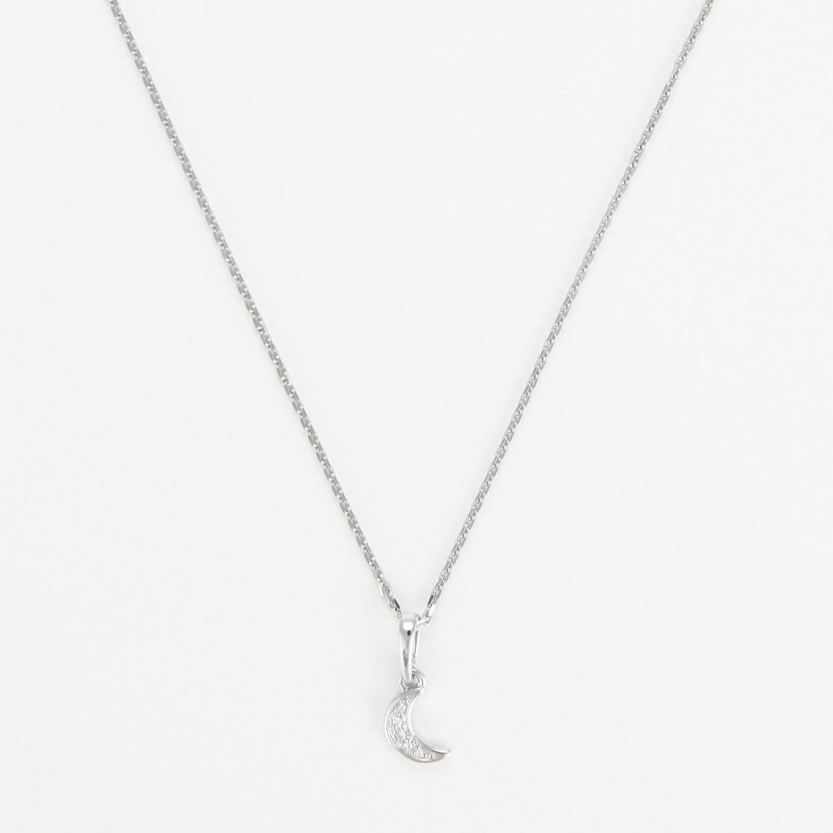 Pendentif "Diamond Moon" Diamants 0,01/5