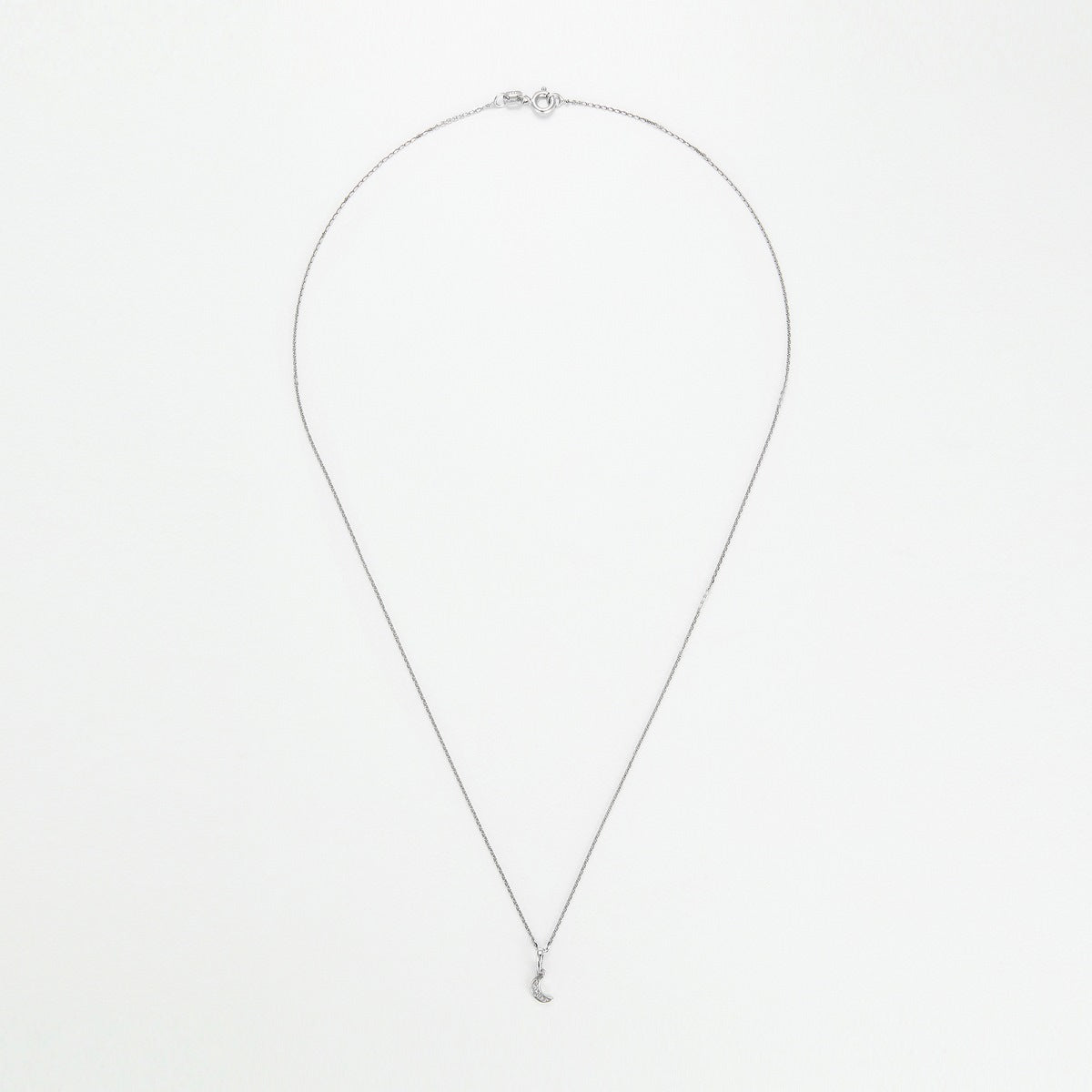 Pendentif "Diamond Moon" Diamants 0,01/5
