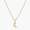 Pendentif "Diamond Moon" D0,01/5 - Or Jaune 375/1000