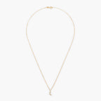 Pendentif "Diamond Moon" Diamants 0,01/5 - Or Jaune