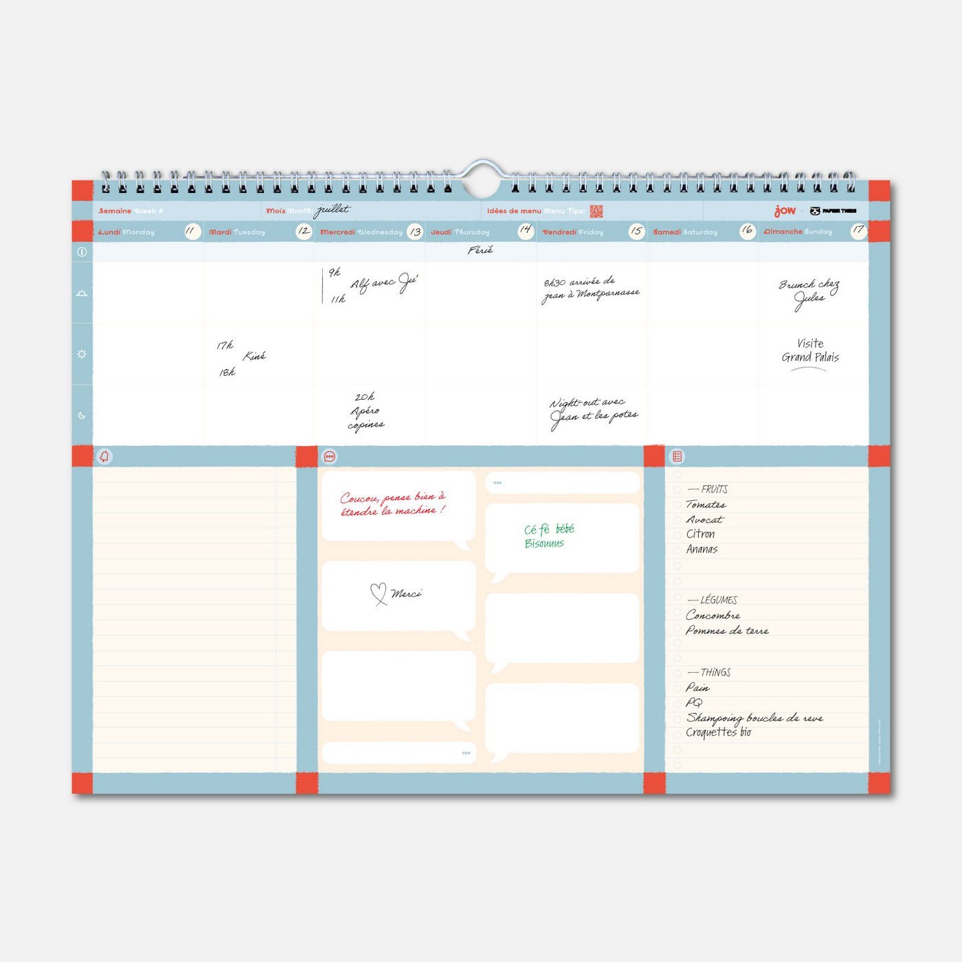 Planning Hebdo X Jow