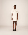 Robe Courte Philine - Ecru
