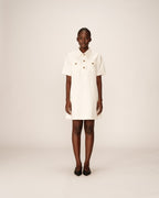 Robe Courte Philine - Ecru