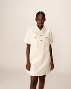 Robe Courte Philine - Ecru