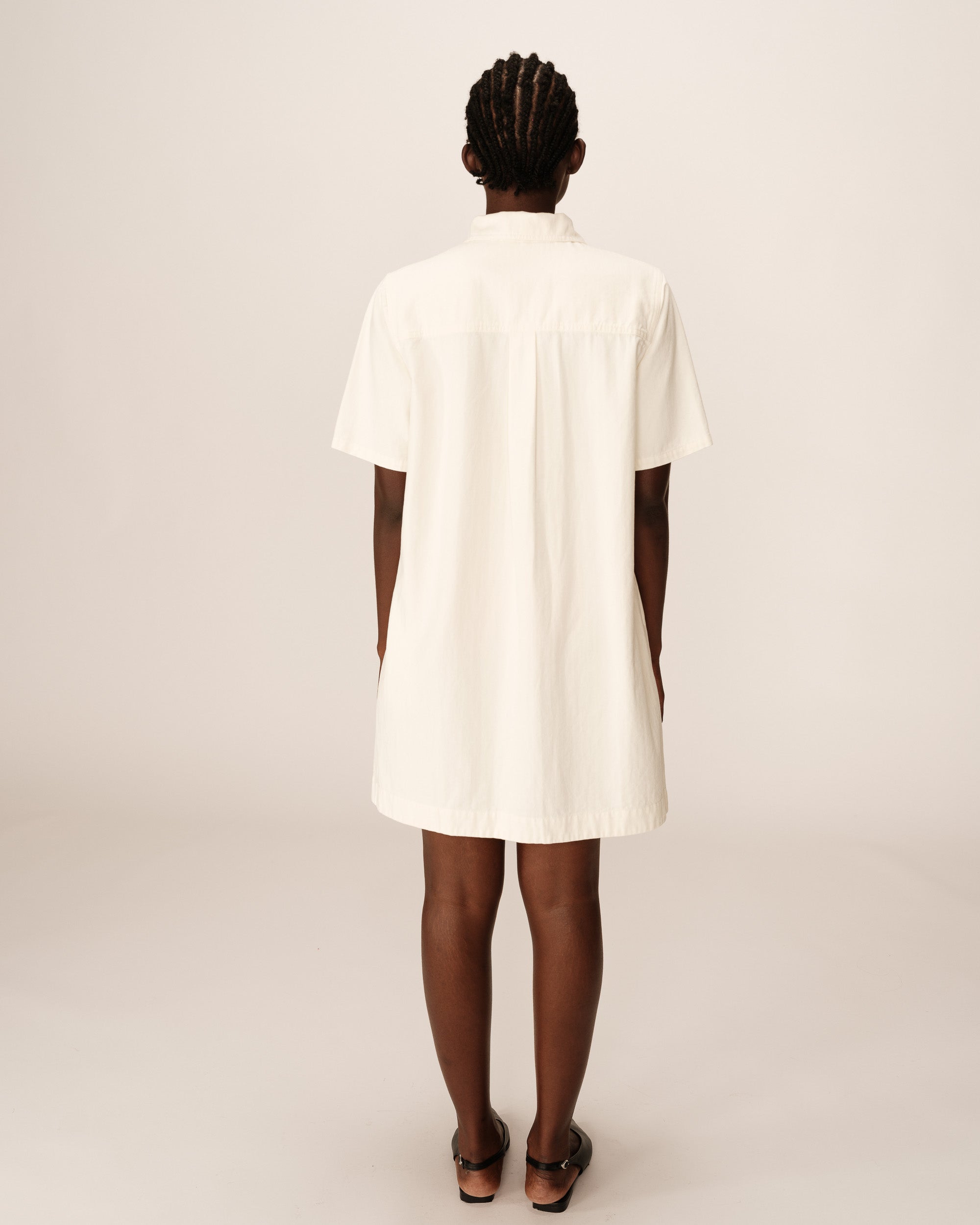 Robe Courte Philine - Ecru