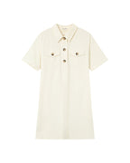 Robe Courte Philine - Ecru