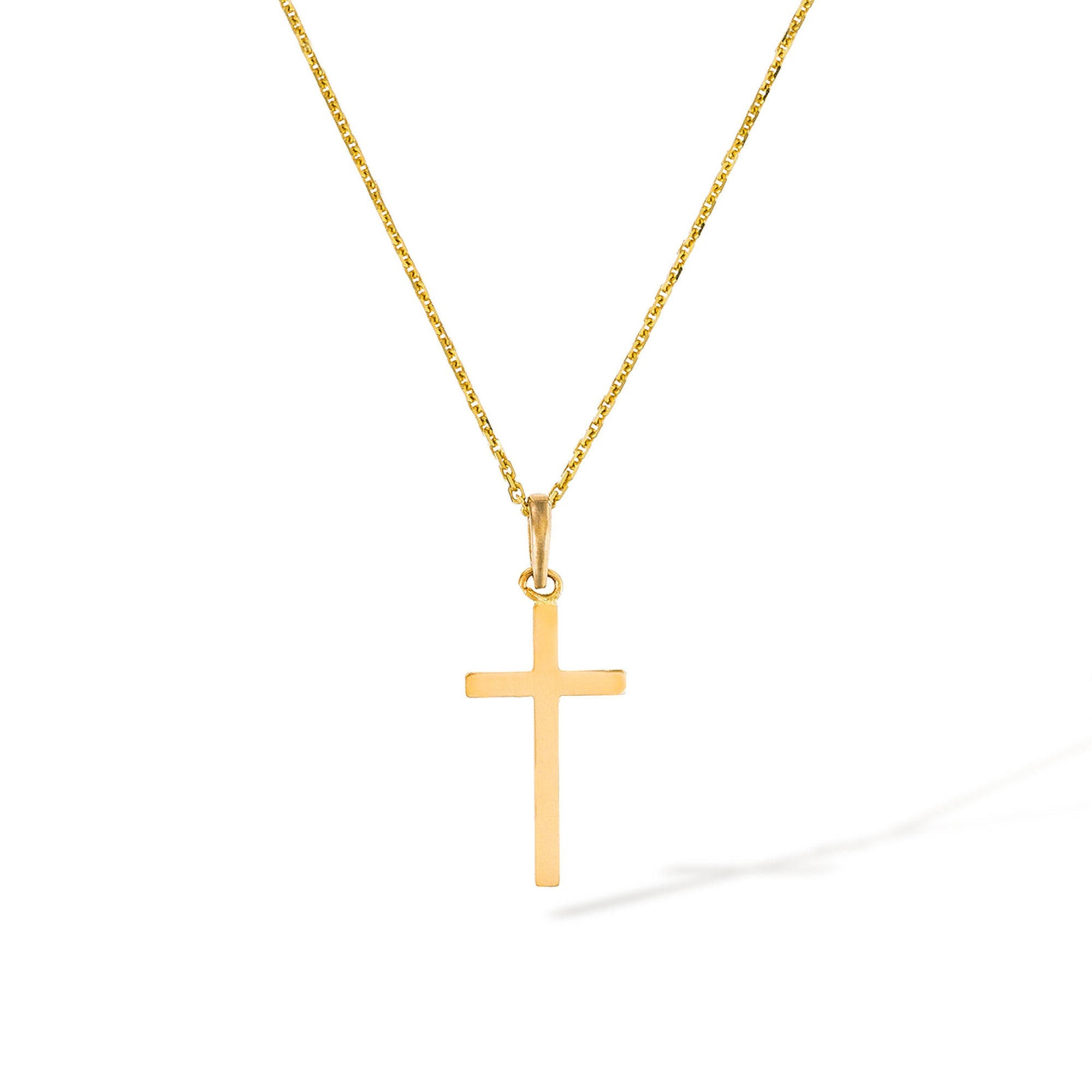 Pendentif " Croix Croyance" Or Jaune 375/1000
