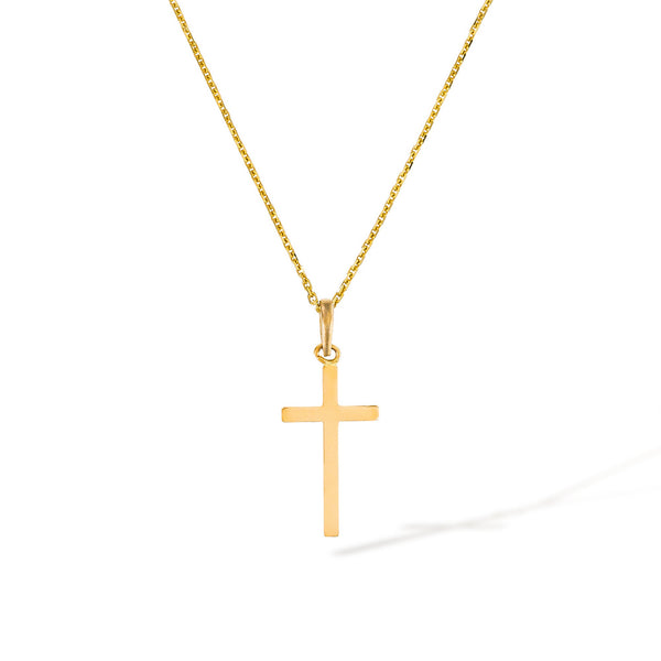 Pendentif " Croix Croyance" Or Jaune 375/1000