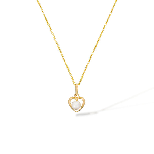 Pendentif "Lova Pearl" Or Jaune 375/1000 Perle Blanche