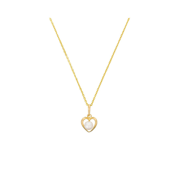 Pendentif "Lova Pearl" Or Jaune 375/1000 Perle Blanche