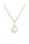 Pendentif "Nina" Or Jaune 375/1000 Et Zirconium