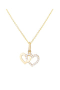 Pendentif "Enlace Moi" Or Jaune 375/1000 Et Zirconium