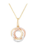 Pendentif "Croisade" Or Tricolore 375/1000
