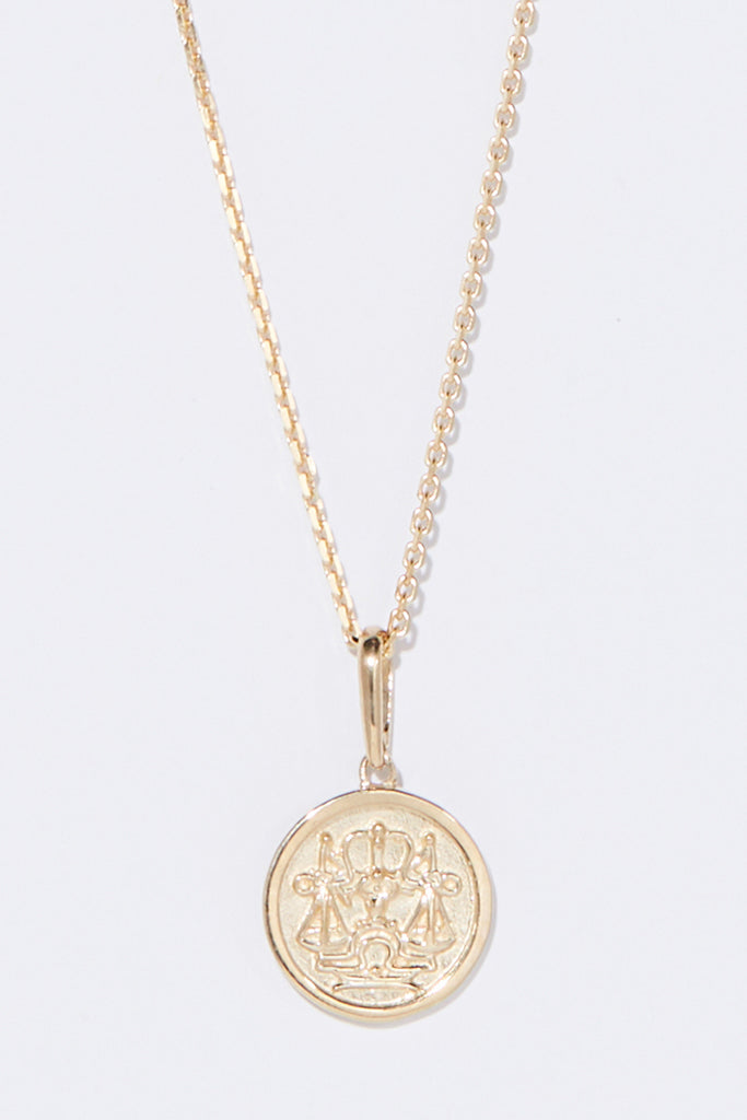 Pendentif Astro Lisse "Balance" - Or Jaune 375/1000