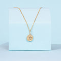 Pendentif Astro Lisse "Verseau" - Or Jaune 375/1000
