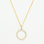 Pendentif "Zelie"Or Jaune 375/1000 Et Zirconium