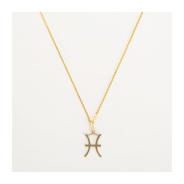 Pendentif Astrologique "Poisson" Or Jaune 375/1000