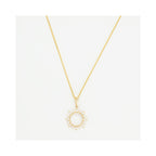 Pendentif "Ton Soleil" Or Jaune  375/1000 Et Zirconium