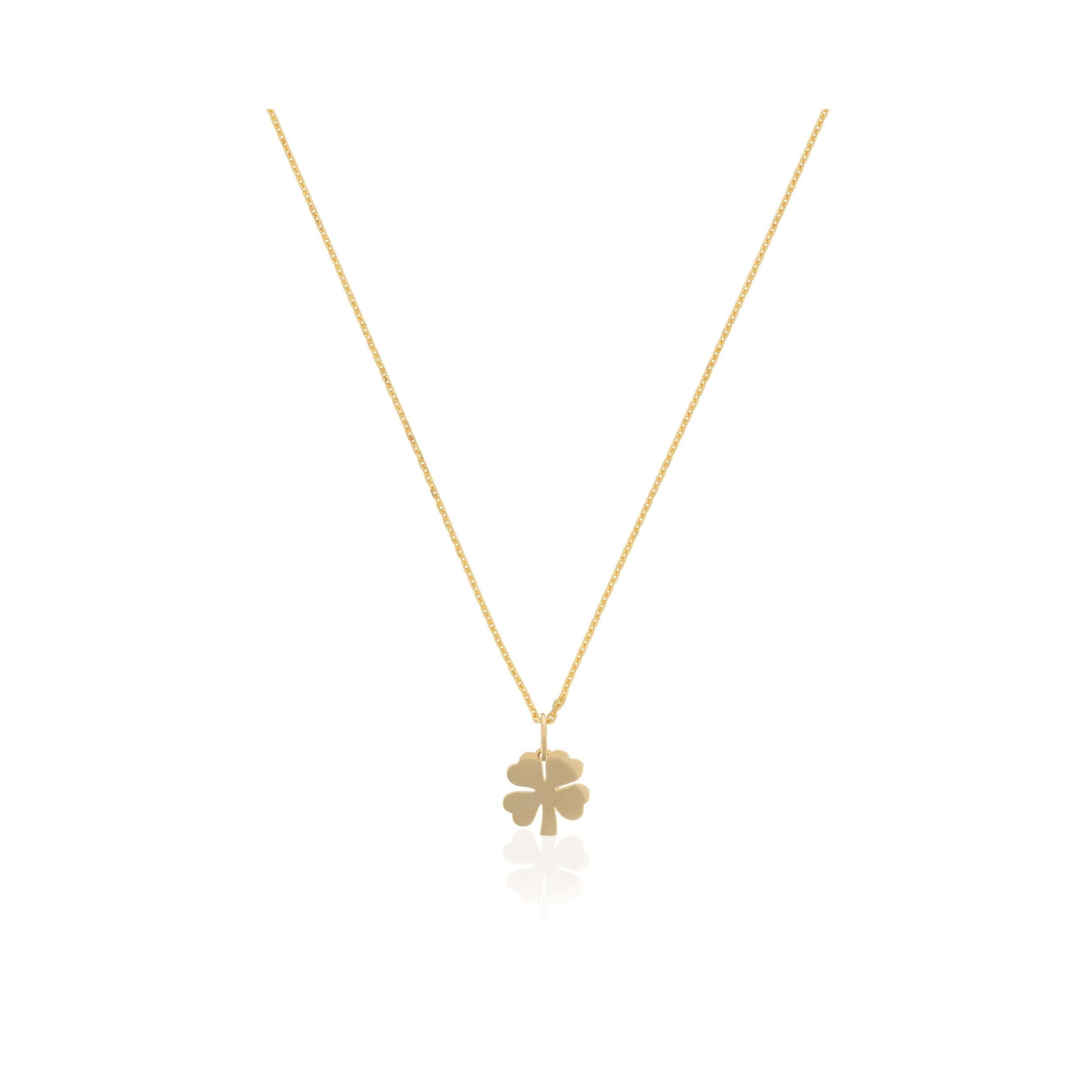 Pendentif " Tréfle" Or Jaune 375/100