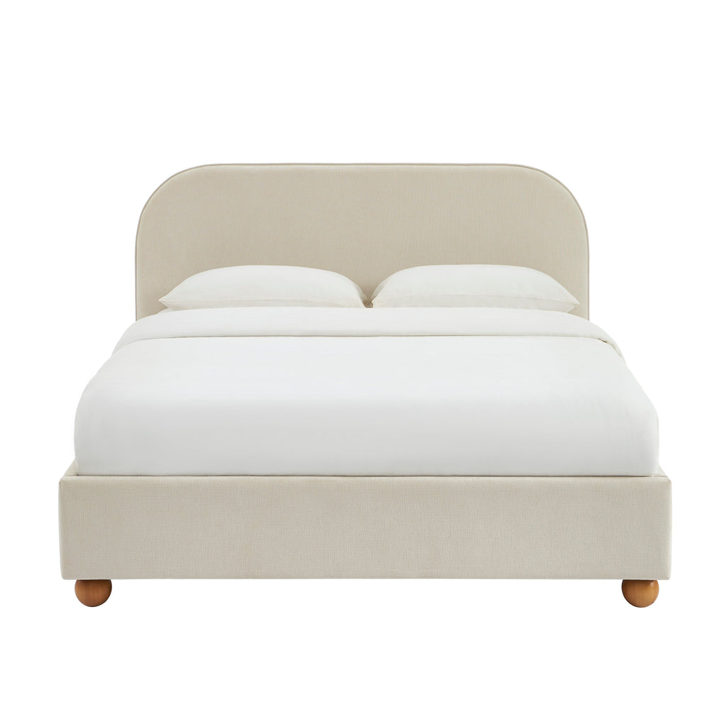 Pilka - Lit - Tissu Chenille - Beige