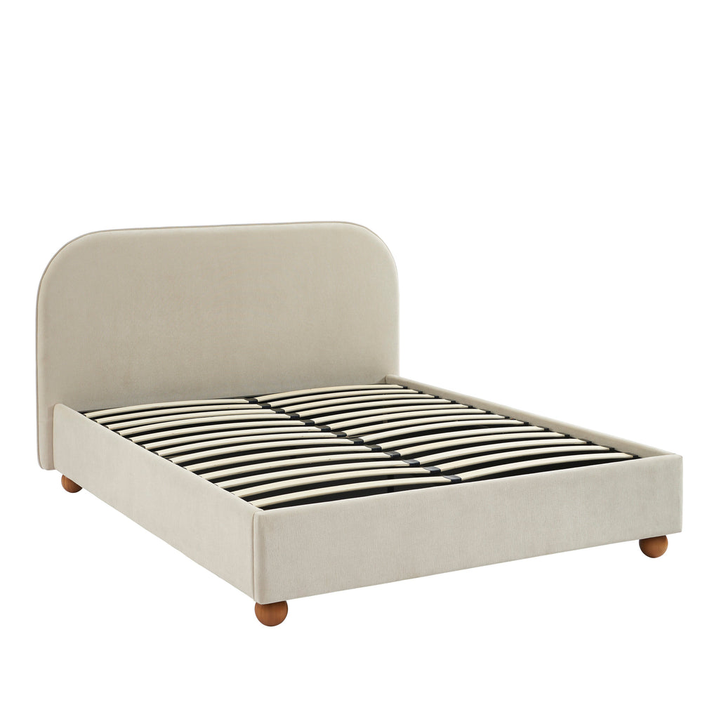 Pilka - Lit - Tissu Chenille - Beige