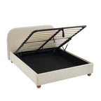 Pilka - Lit - Tissu Chenille - Beige