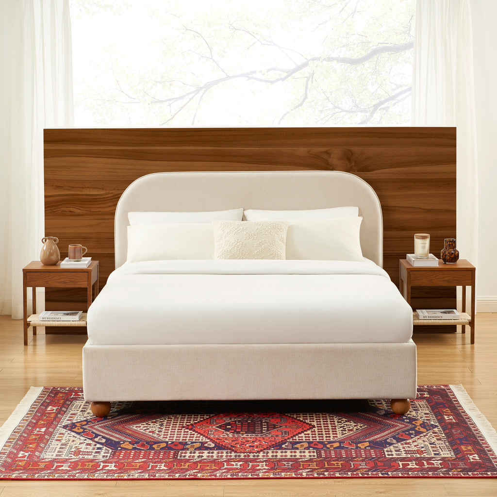 Pilka - Lit - Tissu Chenille - Beige