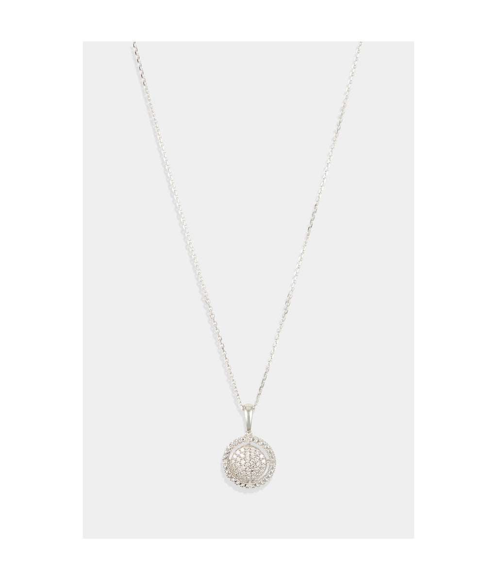 Pendentif "Lidia" D 0,15/41 - Or Blanc 375/1000