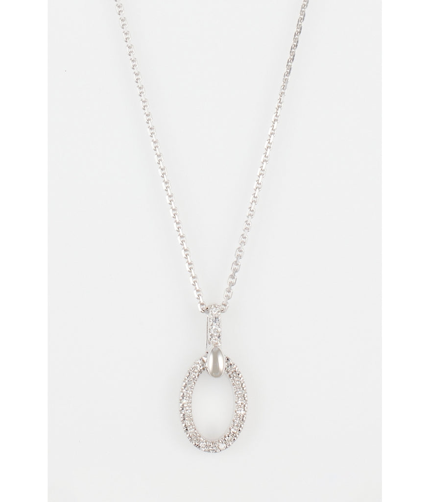 Pendentif "Euria" - D 0,08Ct/25 - Or Blanc