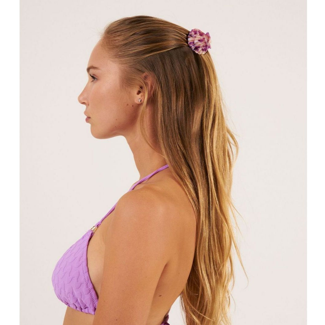 Pince À Cheveux Shell Violet - Lilas